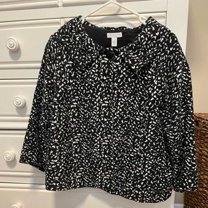 Black and white petty coat